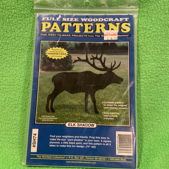 Full Size Woodcraft Pattern Elk NWT - Picture 1 of 2